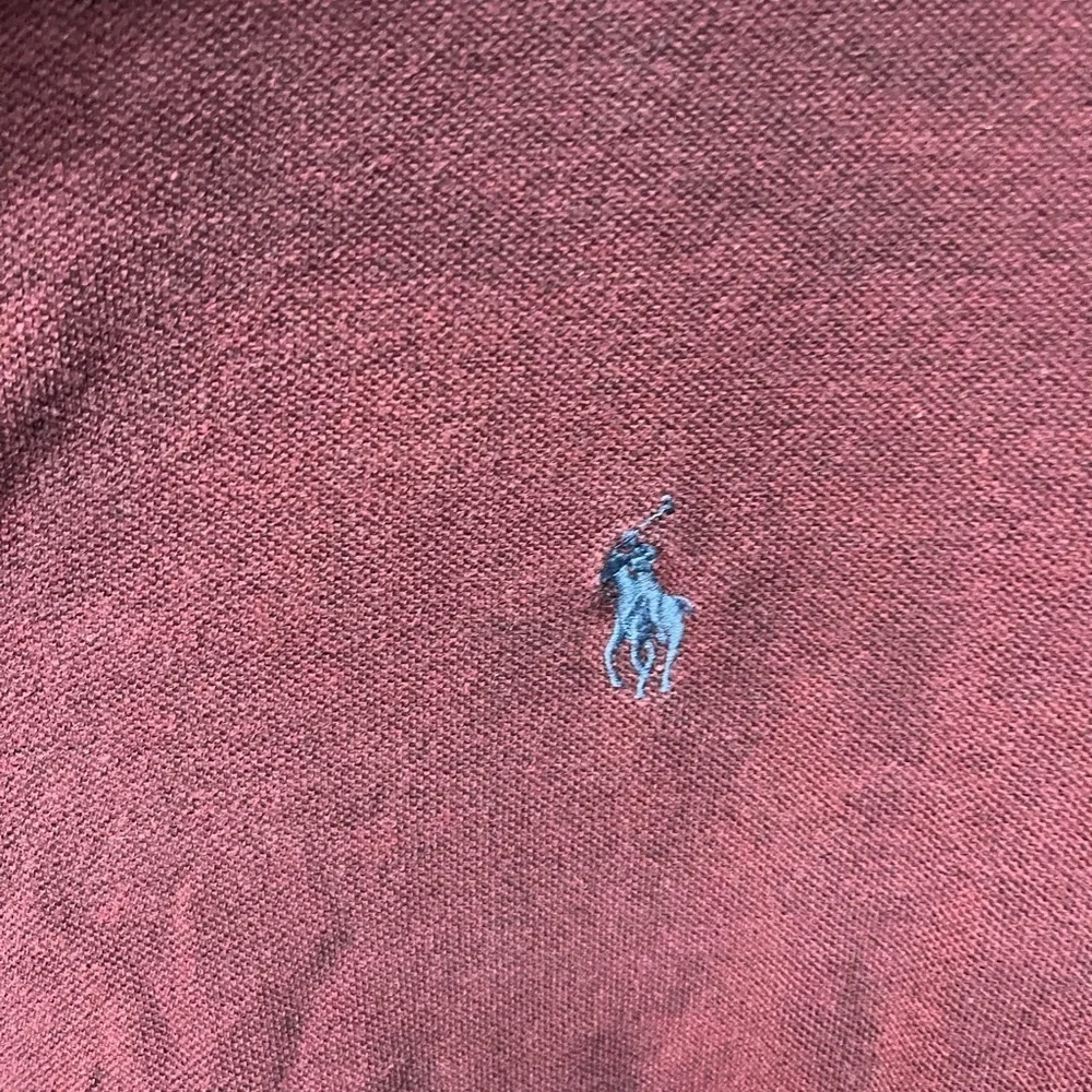 Ralph Lauren Men's Deep Burgundy Polo Shirt. XL